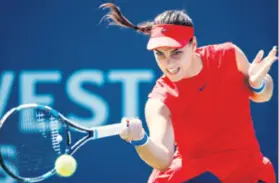  ??  ?? Ana Konjuh u prvom kolu US Opena igrat će protiv Australke Ashleigh Barty, a bit će im to prvi međusobni susret