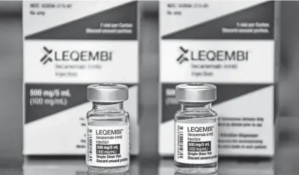  ?? MICHAEL CLEVENGER/LOUISVILLE COURIER JOURNAL FILE ?? Seven doctors treating patients for Alzheimer’s told Reuters their reluctance to prescribe Leqembi to patients is attributed to concerns about the drug’s efficacy, cost and risks.