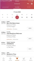  ??  ?? LEFT: View classes from all your favourite gyms in one place.
RIGHT: See a running tally of completed classes on the Activity tab. FAR RIGHT: Refine your search to a particular workout type.