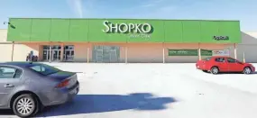  ?? TODAY NETWORK-WISCONSIN ?? The Shopko on Military Avenue in Green Bay on Jan. 16. Shopko’s parent company, Specialty Retail Shops Holding Corp., and 12 of its subsidiari­es filed for Chapter 11 bankruptcy protection from creditors on Jan. 16.