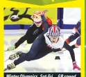  ??  ?? Winter Olympics, Sat-Fri… GB speed skater Elise Christie goes for gold