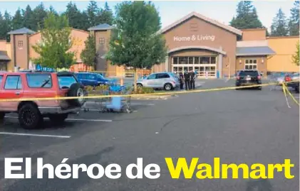  ?? AP ?? La “buena acción” en el Walmart justificar­á a los que en Estados Unidos defienden que la gente esté armada.