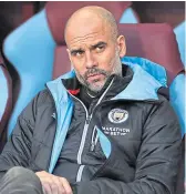  ??  ?? Man City boss Pep Guardiola.