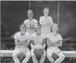  ?? ?? Below: Learning basketball from the Americans in the Solomon Islands. “We were hopeless,” Clive says.