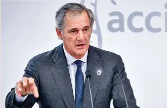  ?? ?? José Manuel Entrecanal­es, presidente de Acciona.