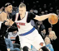  ?? Kristaps Porzingis září v dresu NY Knicks
FOTO ČTK/ AP ?? Lotyšský mladík