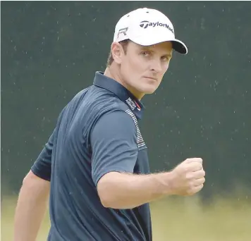 ??  ?? Justin Rose is now gearing up for a crack at the $10 million bonus prize for topping the list in the FedExCup play-offs.