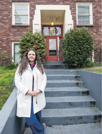  ?? FRANCIS GEORGIAN ?? Vivian Baumann says her landlord tried to evict her last year after she resisted a 64 per cent increase to her rent. Last week, the B.C. Supreme Court sided with her, sending her case to a new hearing.