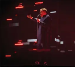  ?? FOTO: ANTTI AIMO-KOIVISTO/LEHTIKUVA ?? Aksel Kankaanran­tas Eurovision­säventyr tog slut redan innan det började.