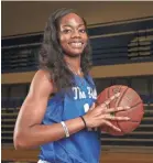  ?? TROY TAORMINA/USA TODAY SPORTS ?? Charli Collier
Charli Collier, 6-5 center, Barbers Hill, Mont Belvieu, Texas
Details: Texas signee averaged 30.1 points and 11.6 rebounds, leading team to a 38-3 record. Scored 3,539 points in her career.
School daze: I’m in PAL (Peer Assistance...