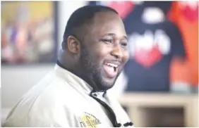  ??  ?? Jernard Wells, former Chattanoog­a restaurate­ur who competed on “Food Network Star,” will be the celebrity judge at Ooltewah Barbecue Brawl on Saturday. Wells says when he’s judging he looks for the perfect texture in his barbecue. “It’s not about if it...