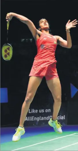  ?? AP PHOTO ?? PV Sindhu lost in the semifinals despite winning the first game in Birmingham.