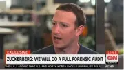  ??  ?? Mark Zuckerberg on Cnn last week