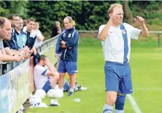  ?? RP-ARCHIVFOTO: G. EVERS ?? Keppelns scheidende­r Spielertra­iner Paul Dickerboom hofft mit Fortuna auf den Klassenerh­alt.