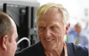  ?? DARRON CUMMINGS / AP ?? Profession­al golfer Greg Norman, who is leading a series of Saudi Arabia-funded tournament­s in England, is facing criticism for calling the killing of Saudi journalist Jamal Khashoggi a “mistake.”.
