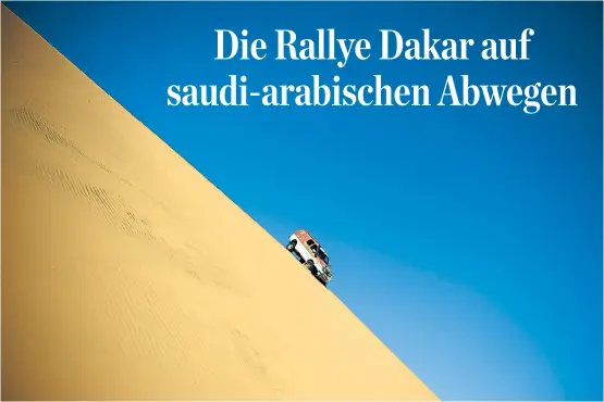  ??  ?? Der Rallye-Dakar-Sportkoord­inator Edo Mossi und der Road-Book-Manager Pablo Eli haben vor zwei Monaten die Strecke erkundet.