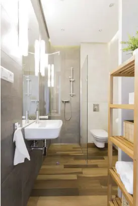  ?? ?? Turn your bath space into a luxury suite.