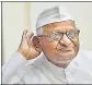  ??  ?? Anna Hazare