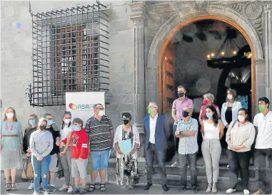  ?? ?? Foto de archivo de un acto en la provincia por la salud mental.