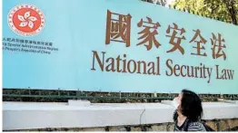  ??  ?? China approved a law that would allow authoritie­s to crack down on “subversive” and “secessioni­st” activity in Hong Kong, sparking fears that it’ll be used to curb opposition.