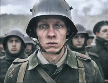  ?? Reiner Bajo ?? A YOUNG soldier (Felix Kammerer) heeds the call to fight in “All Quiet on the Western Front” on Netflix.