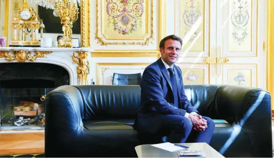  ?? EFE ?? El presidente de Francia, Emmanuel Macron, tendrá un nuevo Gabinete formado por 17 ministros: nueve hombres y ocho mujeres