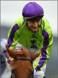  ??  ?? Jockey Shane Foley.