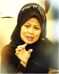  ??  ?? Dato Sri Fatimah Abdullah