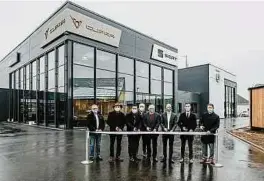  ?? Foto: C. ?? Der neue Standort in Roost umfasst zwei Showrooms sowie ein gemeinsame­s Atelier.