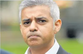  ??  ?? OUTSPOKEN Sadiq Khan ruffles SNP feathers with today’s article in the Record