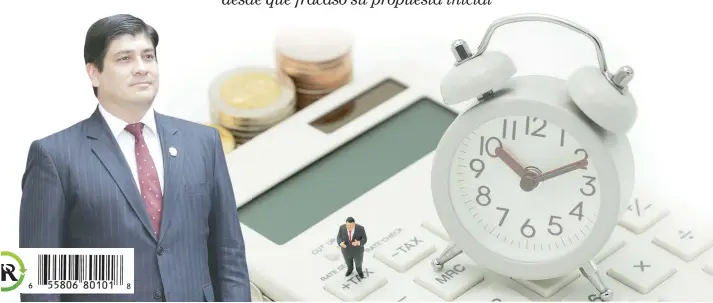  ?? Archivo-Shuttersto­ck/La República ?? Señales de que planteamie­nto al FMI causaría descontent­o de especialis­tas y círculo político, fueron ignoradas por Carlos Alvarado.