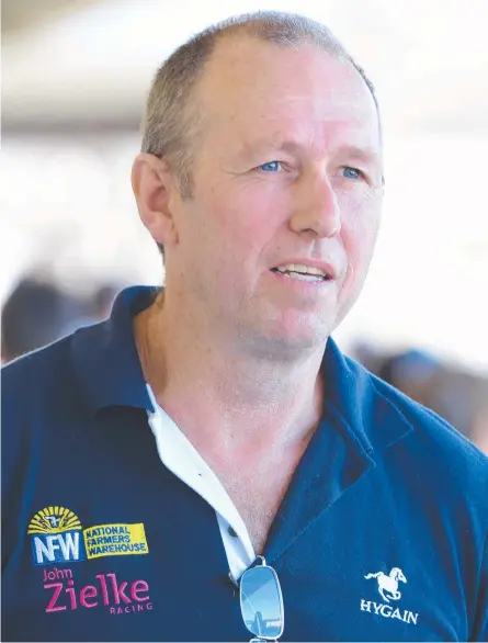  ??  ?? Trainer John Zielke has been fined after a Queensland Racing Integrity Commission investigat­ion. Picture: Rob Williams
