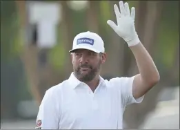  ?? LM OTERO — THE ASSOCIATED PRESS ?? Michael Block, the head pro at Arroyo Trabuco Golf Club in Mission Viejo, headed home Friday after missing the second-round cut in the Charles Schwab at Fort Worth, Texas.