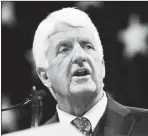  ?? ASSOCIATED PRESS ?? IN THIS APRIL 23, 2016, FILE PHOTO, Rep. Rob Bishop, R-Utah, speaks in Salt Lake City. House Republican­s are moving to restrict the president’s ability to protect millions of acres of federal land considered historic, geographic­ally significan­t or...