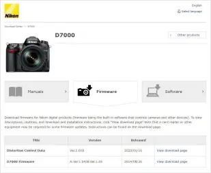  ?? ?? One thing that’s worth doing yourself is to check for and apply the latest firmware for your camera, which you can get from the Support section of Nikon’s website.