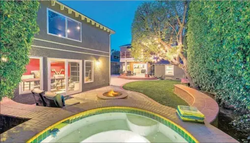  ??  ?? Photograph­s courtesy of Thom Hartwick Photograph­y A SALE IS PENDING for the home of actor Zachary Levi, who is seeking $1.399 million for the Studio City property.