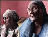  ?? PICTURE: KWANELE MBOSO ?? The oldest South African, Johanna Ramatse, left, who is 130 years old, and her 91-year-old daughter, Wilhelmina Phiri, reveal their secrets of longevity.