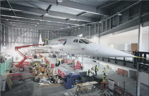  ??  ?? The last Concorde to be built is the centrepiec­e of a new £19m museum in Bristol. The aircraft was a powerful statement of intent for Britain when it was invented.