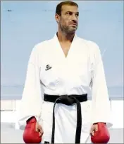  ??  ?? Le kimono de Christophe Pinna va intégrer la collection permanente du Musée national du sport.