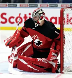  ??  ?? HELLO CANADA
Daws got a chance to suit up at the world juniors even though he didn’t realize he was eligible.