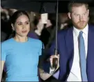  ??  ?? Prince Harry and his wife, Meghan
