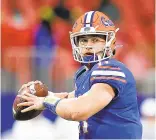  ?? GETTY IMAGES/TNS
KEVIN COX/ ?? Florida quarterbac­k Kyle Trask leads the nation with 4,125 passing yards and 43 touchdown passes.