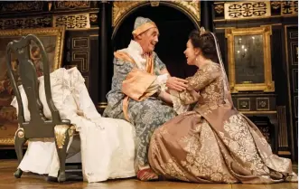  ??  ?? Good to Be the King“Farinelli and the King” earned five Tony nomination­s, including one for lead actor and three-time winner Mark Rylance.