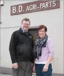  ??  ?? Bobby and Marie Stack of BD Agri-Parts, Moyvane who celebrate 30 years in business on Thursday.