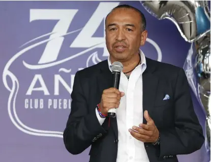  ?? AGENCIA ENFOQUE/ARCHIVO ?? El presidente del Puebla, confirmó que las negociacio­nes van avanzadas con el club “merengue”.