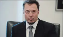  ?? EVAN VUCCI THE ASSOCIATED PRESS ?? Tesla CEO Elon Musk, known for his quirky behaviour, came under scrutiny after the conference call about Tesla’s quarter went awry.