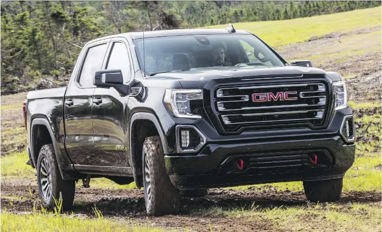  ?? PHOTOS: GMC ?? The powerful 2019 GMC Sierra Denali 1500 includes a ProGrade trailering system with updated software to make hitching easier for just one person.