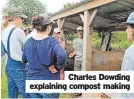  ?? ?? Charles Dowding explaining compost making