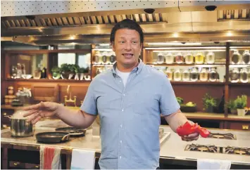  ?? Photos Fox ?? British chef Jamie Oliver’s love for Italian food stretches back to his early years as a pastry chef, and he has opened many Jamie’s Italian restaurant­s around the world