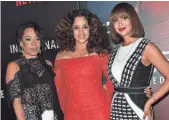  ?? GUSTAVO CABALLERO, GETTY IMAGES ?? Selenis Leyva, Dascha Polanco and Jackie Cruz were all front and center during OITNB’s latest season.